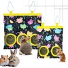 2 Pcs Rabbit Hay Feeder Bag, Hanging Hay Feeder for