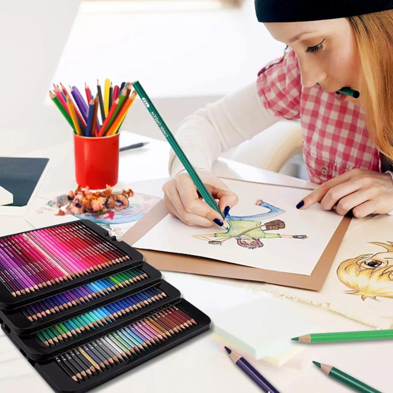 Nasjac Set De Arte Profesional Lápices De Colores Dibujo Kit