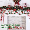 Christmas Colors Paper Chain Strips, Cardstock Craft Strips