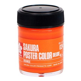 Sakura Crepas Paint Poster Color DX 1.6 fl oz (45 ml) Orange PWD45ML#024