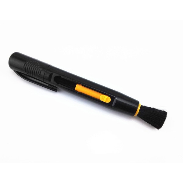 yueton?Pen Shape Double Ended Retractable Adjustable Button Cleaning Brush Mini Handheld Portable Magic Brush Cleaner Dusting Brush