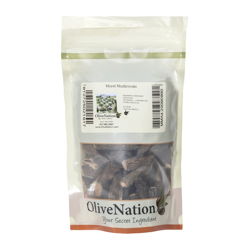 OliveNation Morel Mushrooms, Dried Morchella Conica - 1 ounce