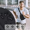 Peicees Small Crossbody Bag for Men Women Mini Sling Bag