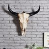 Merkaunis 12 Pcs European Mount Skull Hanger, Metal Deer Skull