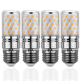 BHCH LED Corn Bulbs, E26 Edison Screw Bulbs, 12W, 100W Incandescent Bulbs Equivalent, Warm White 3000K, Non-Dimmable, Pack of 4