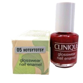 Clinique Glosswear Nail Enamel 05 HOTSYTOTSY .5 oz Boxed New