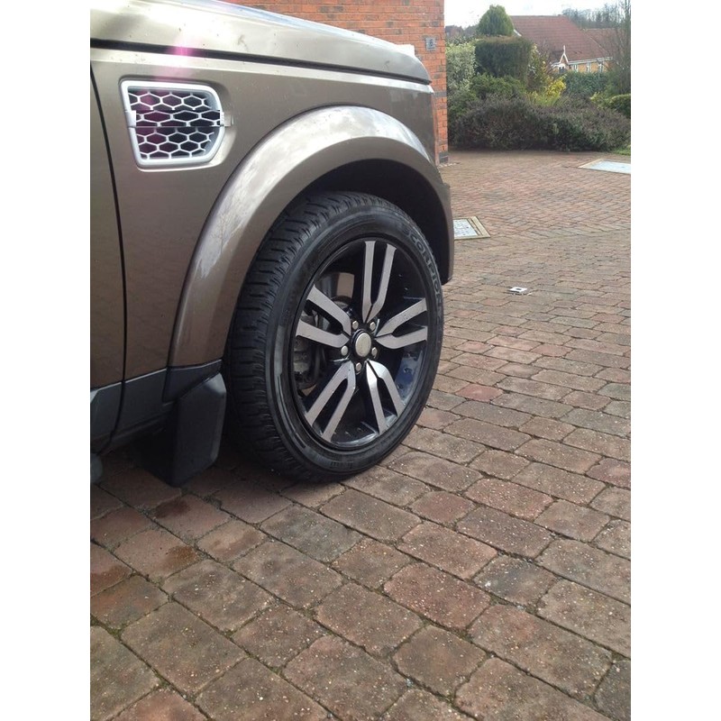Rimsavers Black Alloy Wheel Protectors | FOR FLAT EDGED Wheels