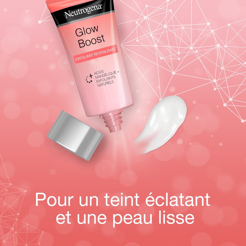 Neutrogena Glow Boost Revitalising Exfoliating Facial Scrub with Mandelic Acid