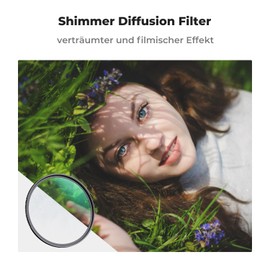 K&F Concept 82 mm Shimmer Diffusion Filter for Portrait Photography