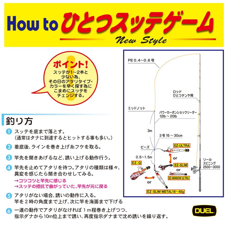 DUEL / EZ-SLIM Nunomaki 80mm BLRM