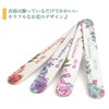 prendre ネイル ファイル 爪やすり バッファー 両面 12本セット棒型 花柄 シャイナー オフ