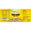 Veganicity Folic Acid 400µg : B Vitamin Supplement - 90
