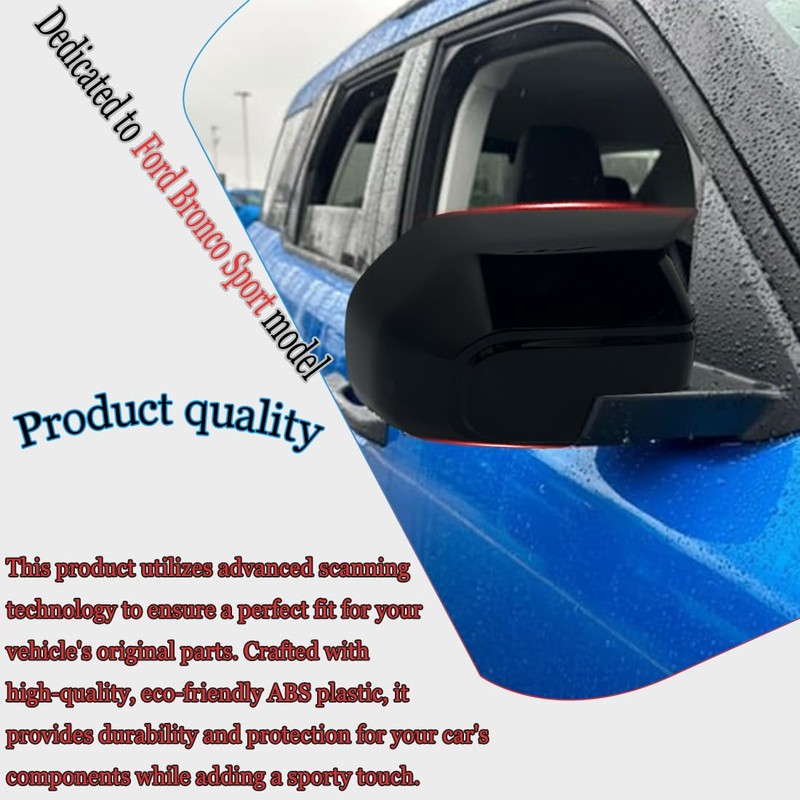 Side mirror covers,For Ford Bronco Sport 2021 2022 2023 2024