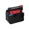 tonerprof 20× Black On Red Label Maker Tape Fits For