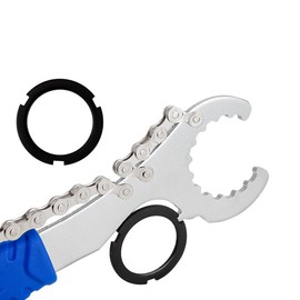 HOUSON Bicycle Chain Whip, Bottom Bracket Remover, Bottom Bracket Tool, flywheel Remover, Bicycle Cassette Puller Tool