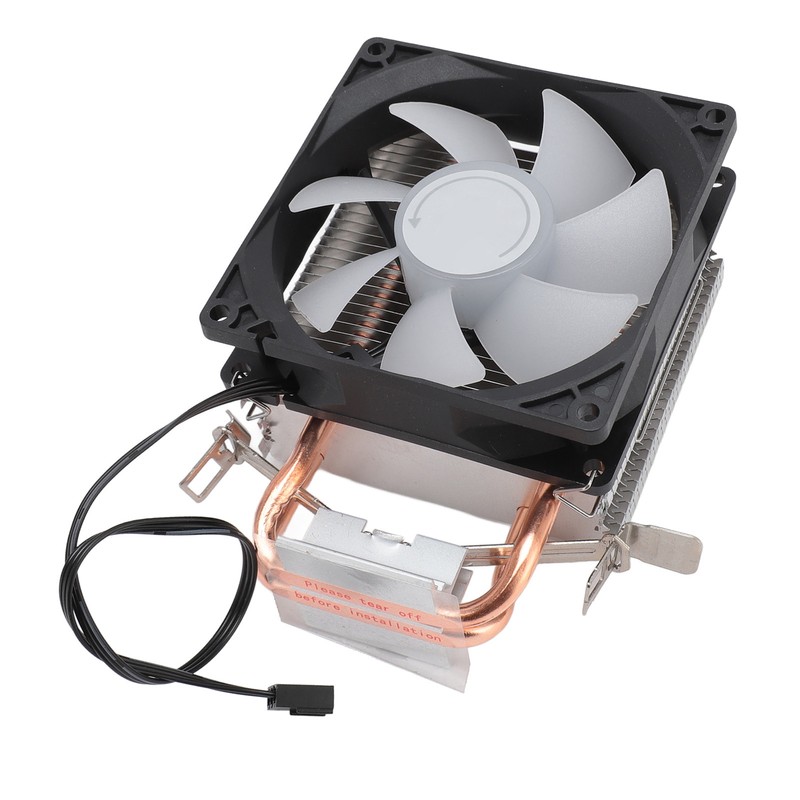 CPU Cooler Dual Heat Pipe 48CFM DC12V Quiet Operation Hydraulic