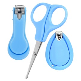 2 pieces baby nail scissors and 1 piece scissors, nail care supplies, children's supplies, nail blasting tools.