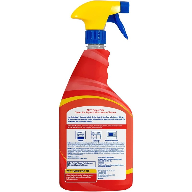 Zep Home Pro Air Fryer & Microwave Cleaner, R49306-24 oz,