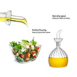 HAIZEEN 5 oz/150 ml Olive Oil & Vinegar Dispenser with Non Drip Spout - Oil Pourer Dispensing Bottles Soap dispenser for Kitchen BBQ and Bathroom Olive Oil Dispenser Bottle Oil Dispenser