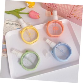 MERRYHAPY 4pcs mini containers Silicone Case mini perfumes perfume bottle pack face care skin care Cartoon make up travel size Water bottle hair liquid cute