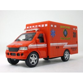 5 inch Fire Department Ambulance Model - RED