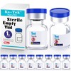 KSIITEKSLAB Ks-Tek Sterile Empty Vials with Self Healing Injection Port,with