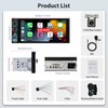 Motorsi 6.8" CarPlay & Android Auto Single Din Car Stereo