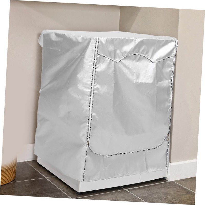 Operitacx Durable Washer Dryer Cover Dustproof Protective Cover for Washing
