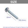 TERF® M5 X 20mm Pozi Pan Head Machine Screws Stainless