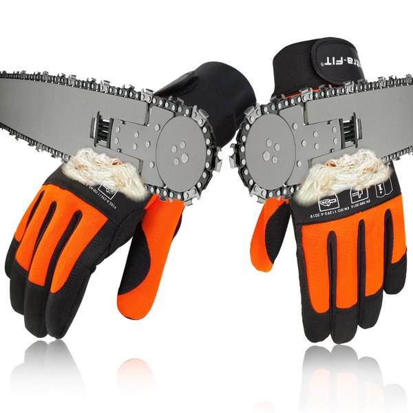 Intra-FIT Chainsaw Protective Gloves EN ISO 11393-4 Class 1 Made