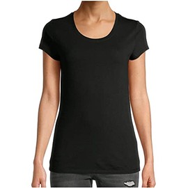 No Boundaries Juniors Black Soot Round Neck T-Shirt - X-Large