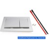 Dual-Flush Actuator Plate Toilet Flush Actuator Plate with Dual ButtonsIn
