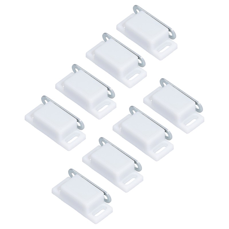 8 Set Stainless Steel Magnetic Door Catch Cupboard Closet Cabinet