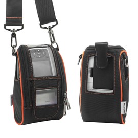 Soft Carrying Case for Zebra ZQ610 QLN220 ZR628 Mobile Thermal Printer - 2024 Upgrade Case Holster with Shoulder Strap and Belt Clip Compatible with Zebra ZQ610 QLN220 ZR628 Portable Carry Accessories