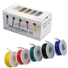 Striveday™ 24AWG Hook Up Wiring Kit (Stranded Wire Kit) 24 Gauge 1007 Boxed Wire, Box 1