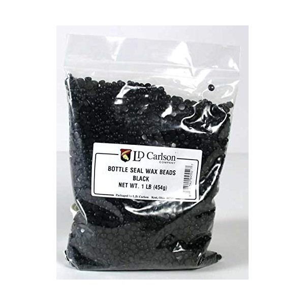 Bottle Seal Wax Beads - Black