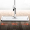 Microfiber Flat Mop Hand Wash Free Long Handle Large Flat