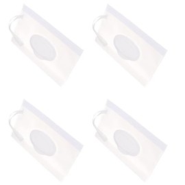 4 Pcs Baby Wipe Case Travel Holder Keeps Wipes Moist Set of Wet Wipes Holders Cases Portable Travel On The Go Refillable Dispenser Container Diaper Wipe Holders Wipes Holders