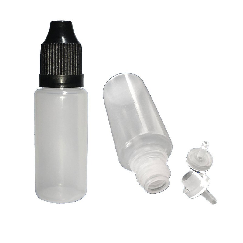 10pcs10ml Lab Dropping Bottles,Squeezable Plastic Liquid Dropper Bottles,Empty Eye Liquid
