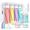 CasaCulina 16 Pack Silicone Travel Bottles Set for Toiletries, TSA