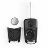 2 Tasti Opel Guscio Chiave per Auto con batteria CR2032