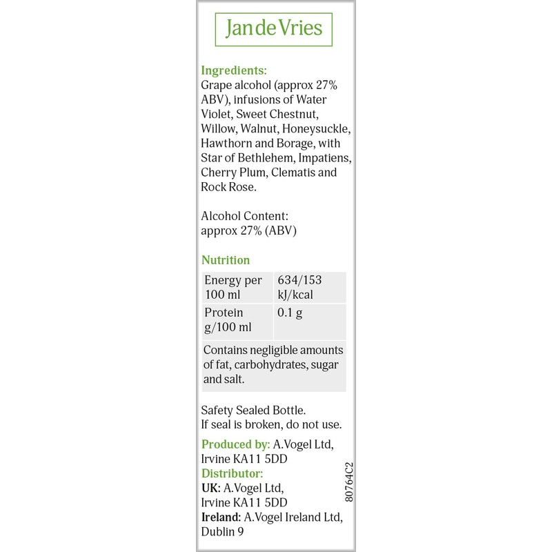 Jan de Vries Natural Emotional Essence 30ml