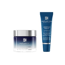 Perfect Pout XL - Full Size Lip Mask + Lip Balm Set (Shade: Crystal Clear)