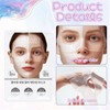 THXFUNAREA 3er Pack Hydrogel Gesichtsmaske mit Kollagen - Feuchtigkeitsboost für