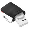 HAKUBA Camera Case, Soft Cushion Pouch, Small, Black, Drawstring Bag,