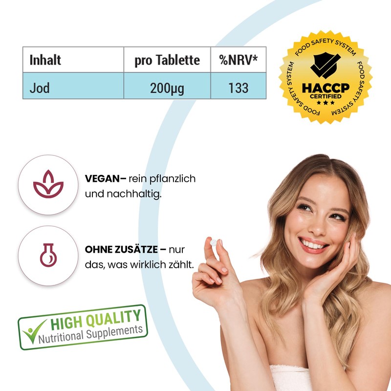 Iodine 200 μg - 360 tablets - swallow-friendly - 200