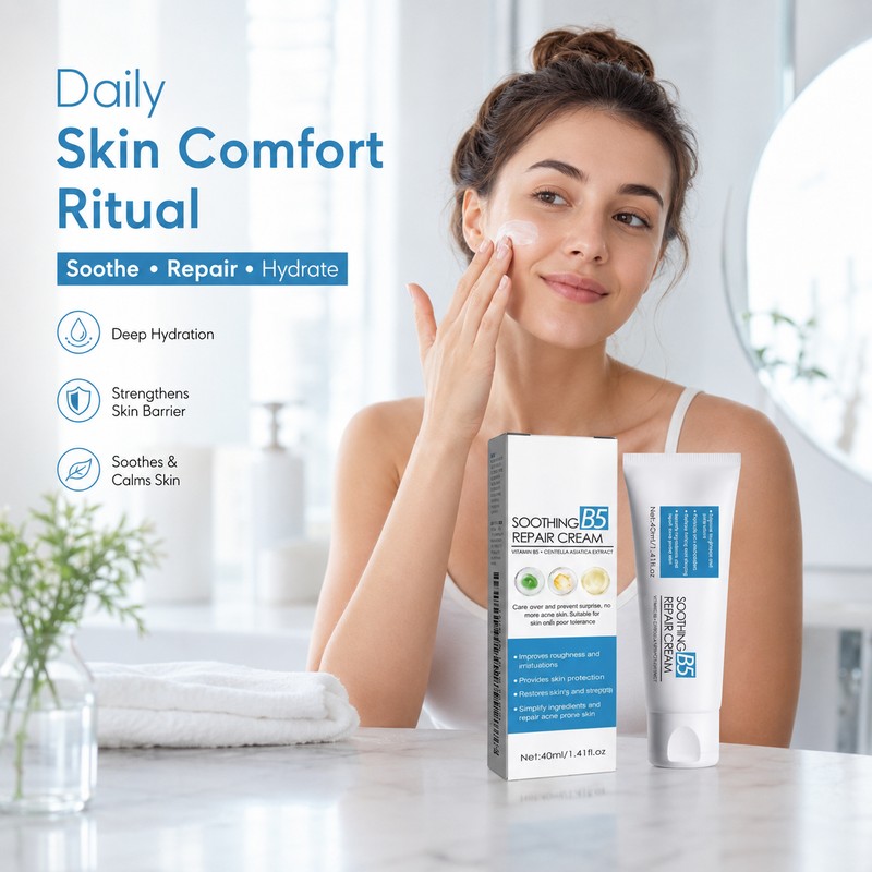 B5 Moisturizing Barrier Cream for Face – Soothing Hydration Care