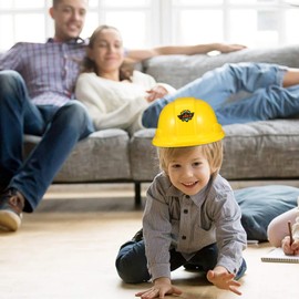 Ipetboom Baby Boy Clothes Boy Clothes Construction Hard Hat 5pcs Engineer Building Dress Up Hat Worker Helmet Costume Safety Plastic Hat for Stage Performance Party Baby Items