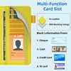bvya 2 PCS Checkbook Covers for Men & Women with