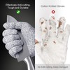 Tesuchan Cut Resistant Gloves X-Large, 2 Pairs Ambidextrous Cut Proof